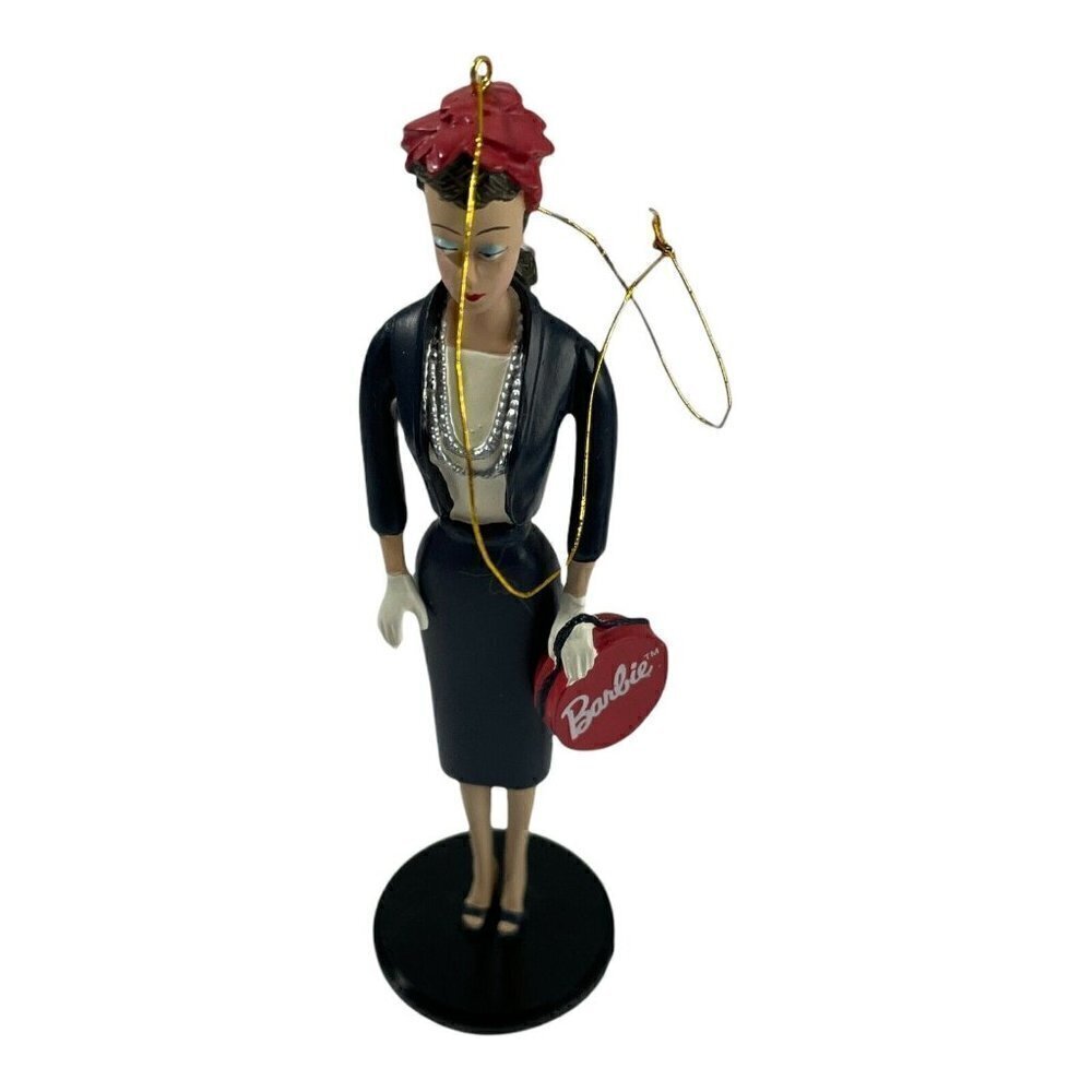 Ashton Drake 9205 Classic Barbie 3-Piece Set Heirloom Ornaments With COA‎